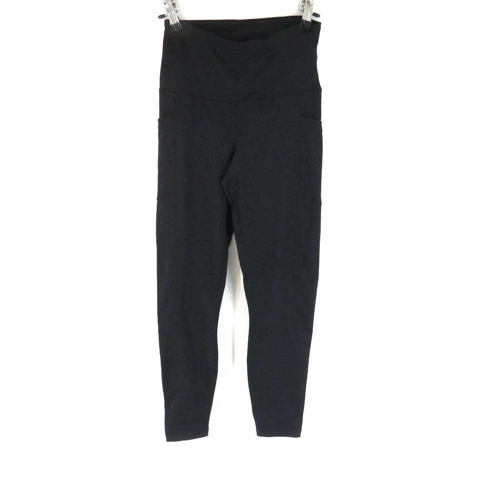90 Degree By Reflex Black High-Waisted Pocket Ankle Leggings S NWT $72